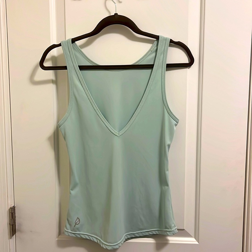 P’tula mint green performance shirt